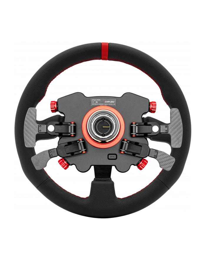 Simagic GT1 (rounded) with GT Pro Hub - Wheel GTPRORKLEATHER / GTPRO-R(K)(LEATHER) główny