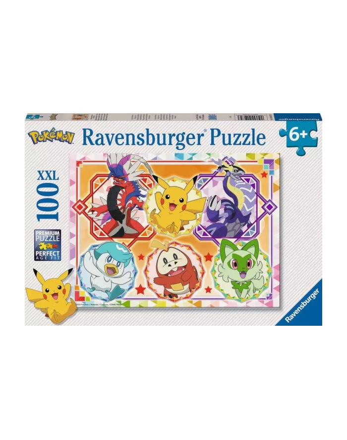 ravensburger RAV puzzle 100 Pokemon 01075 główny
