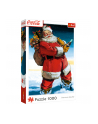 trefl PUZZLE 1000 Coca-Cola Mikołaj na śniegu 10923 - nr 1