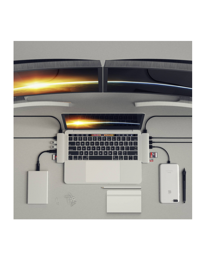 satechi eatechi Type-C Pro Hub 4K HDMI silver główny