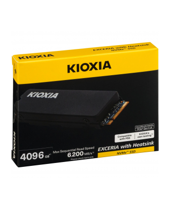 KIOXIA EXCERIA HeatSink NVMe 4TB M.2 2280 PCIe Gen4x4