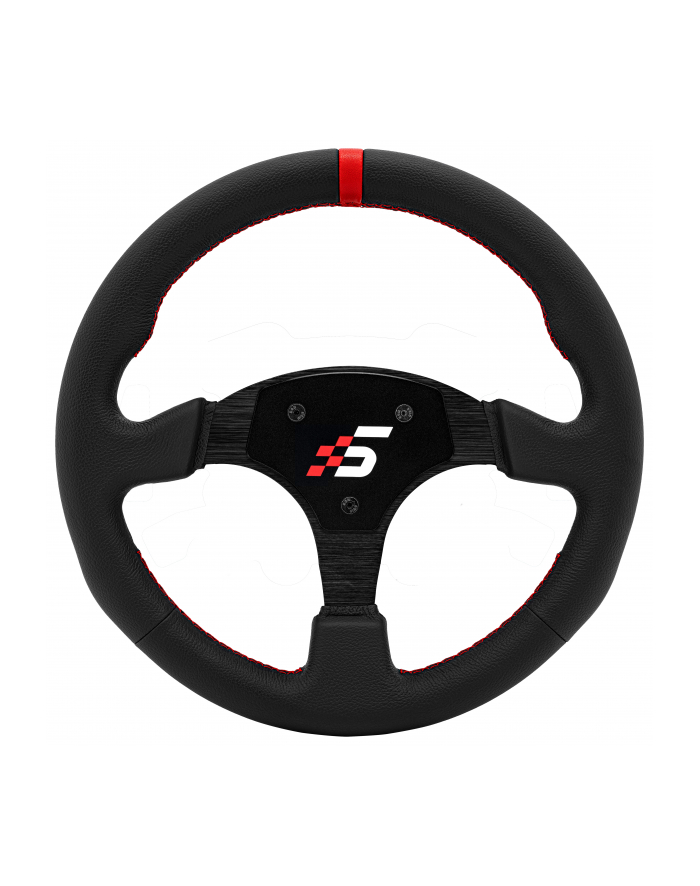 Simagic Rounded Wheel without HUB - Leather - 330mm P330RLEATHER / P-330R(LEATHER) główny