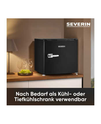 Lodówka Severin GB8880 jednodrzwiowa 49,6 cm Czarna