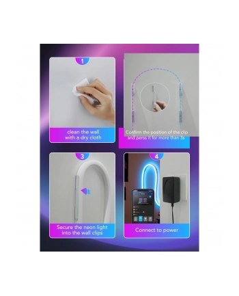 Govee Neon Rope Light 2 Clips 5 pcs White nr 1
