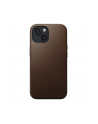 Nomad Modern Leather Case iPhone 15 Brown - nr 1