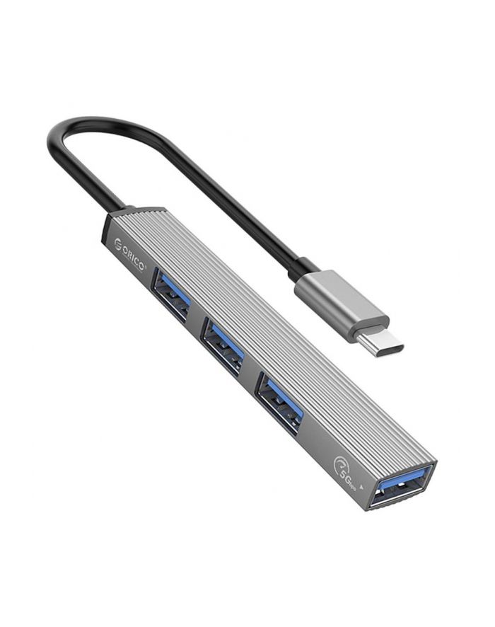 Orico Hub USB-C, USB-A 5Gbps, 3*USB-A 2.0, alumini Orico Hub USB-C, USB-A 5Gbps, 3*USB-A 2.0, aluminiowy główny