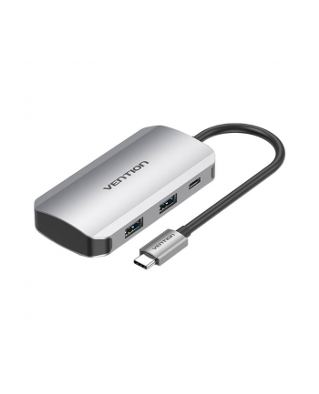 Vention USB-C do 4x USB 3.0, PD, 15cm Stacja dokująca USB-C - 4x USB 3.0, PD