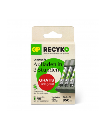 gp batteries GP ReCyko 4-Port USB Ladegerät B441 include 4xAA 2100mH Akkus