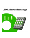 gp batteries GP ReCyko 4-Port USB Ladegerät B441 include 4xAAA 850mH Akkus - nr 9