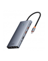 Baseus PortalJoy Series | 13w1 | 2x HDMI, VGA, DP, 2x USB3.1, USB2.0, USB-C, Mini Jack, RJ45, SF/TF 100W dok 13w1 - nr 2