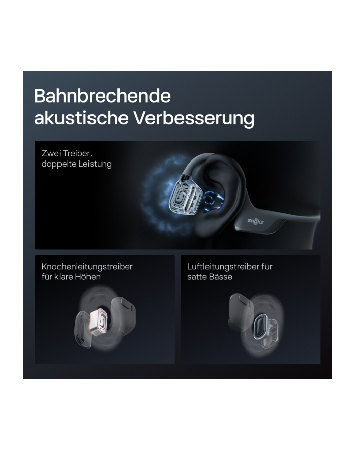 Shokz OpenRun Pro 2 Mini Czarny główny