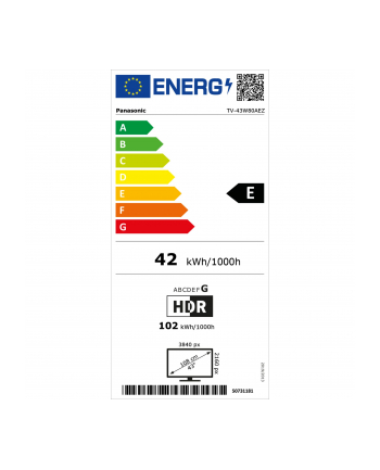 Panasonic TV-43W80AEZ czarny