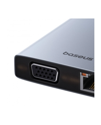 Baseus PortalJoy Series | 13w1 | 2x HDMI, VGA, DP, 2x USB3.1, USB2.0, USB-C, Mini Jack, RJ45, SF/TF 100W dok 13w1 nr 1