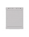 Szafa instalacyjna Rack Lanberg Wisząca 10'' 6U 300x300 Drzwi przeszklone (flat pack) Szara - nr 6