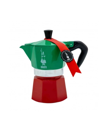 Bialetti Moka Express Italia 3tz czerwono-zielona nr 1
