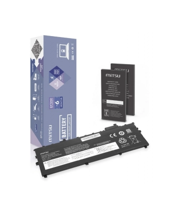 mitsu Bateria 01AV430 do Lenovo ThinkPad X1 Carbon 5 6 2017 2018 4800 mAh (55 Wh) 11.55V nr 1