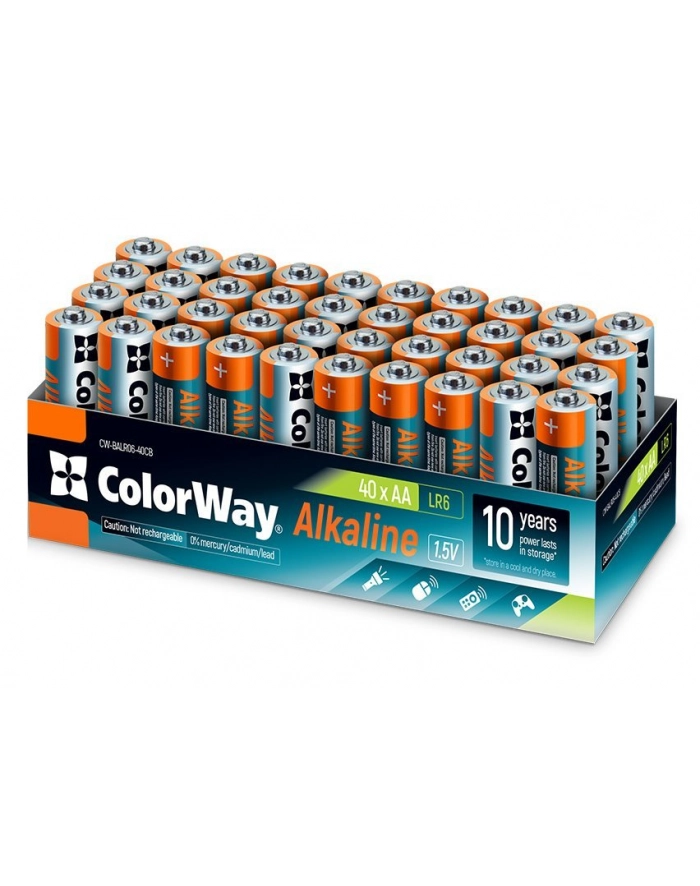 Colorway Baterie Сolorway Alkaline Power Aa (40Szt.) główny