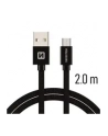 Swissten Kabel USB - Micro USB 2m Czarny (71522301) - nr 1