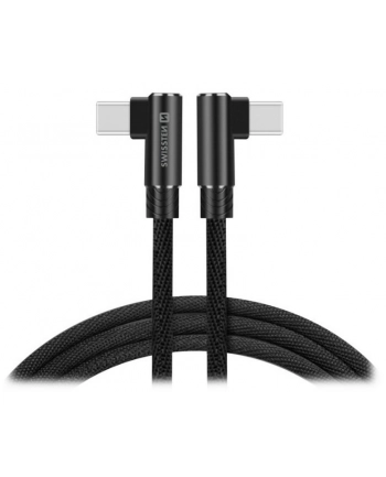 SWISSTEN Czarny Kabel USB-C - USB-C 1,2m Arcade nr 1
