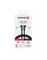 SWISSTEN Czarny Kabel USB-C - USB-C 1,2m Arcade - nr 2