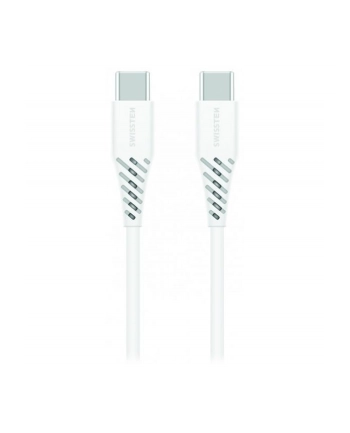 SWISSTEN przewód do transmisji danych TPU USB-C/USB-C Power Delivery, biały (71506520)