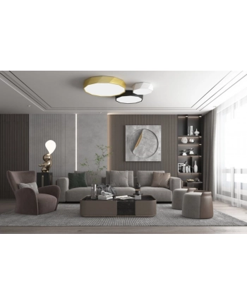 Immax Neo Diamante Inteligentna Lampa Sufitowa 80Cm W Złota Zigbee 3.0 nr 1