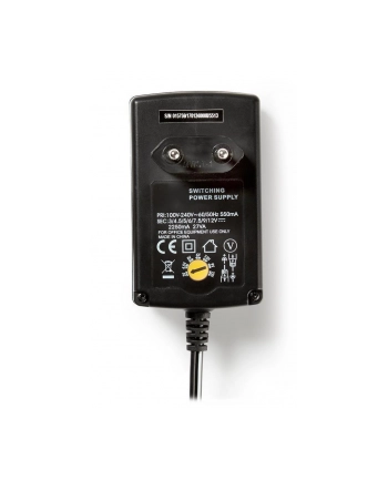 Nedis Zasilacz adapter zasilający/ inwentor Wewnętrzna 27 W Czarny (ACPA007)