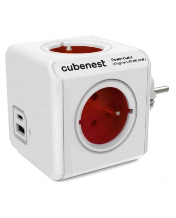 Cubenest PowerCube Original Usb A+c Pd 20 W Czerwony (PC220RD)