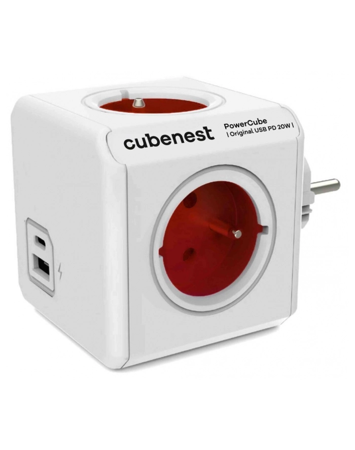 Cubenest PowerCube Original Usb A+c Pd 20 W Czerwony (PC220RD) główny