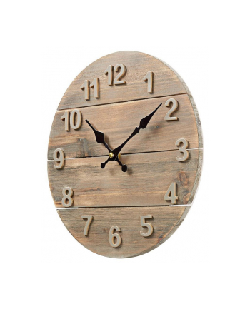 Nedis Circular Wall Clock 30 Cm Diameter Wooden