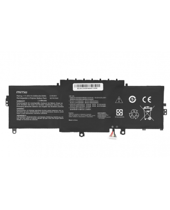 mitsu Bateria C31N1811 do Asus ZenBook 14 UX433 UX433F UX433FA UX433FN UX433FL 3400 mAh (39 Wh) 11.55V