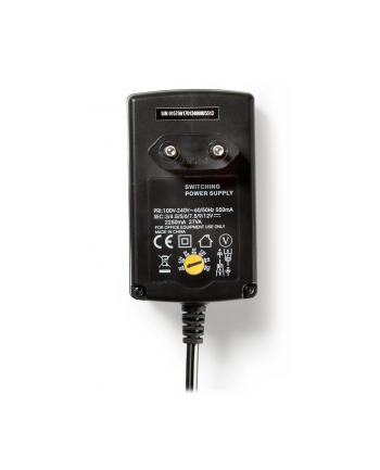 Nedis Zasilacz adapter zasilający/ inwentor Wewnętrzna 27 W Czarny (ACPA007)