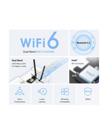 Mercusys WiFi6E PCIe (AX3000) (MA80XE)