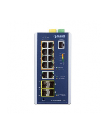 Planet Igs-5225-8P2T4S Ip30 Industrial L2+/L4 8-Port (IGS52258P2T4S)