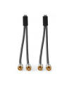 Kabel audio Nedis Profigold 2x RCA - 2x RCA [2m] - nr 2