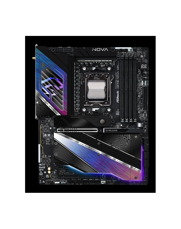 asrock Płyta główna X870E NOVA WIFI AM5 4DDR5 M.2 ATX główny