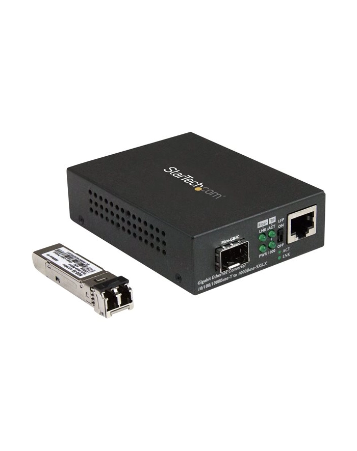 STARTECH NETWORKING  	Konwerter 10/100/1000 Ethernet to Fiber Media Conv MCM1110MMLC główny