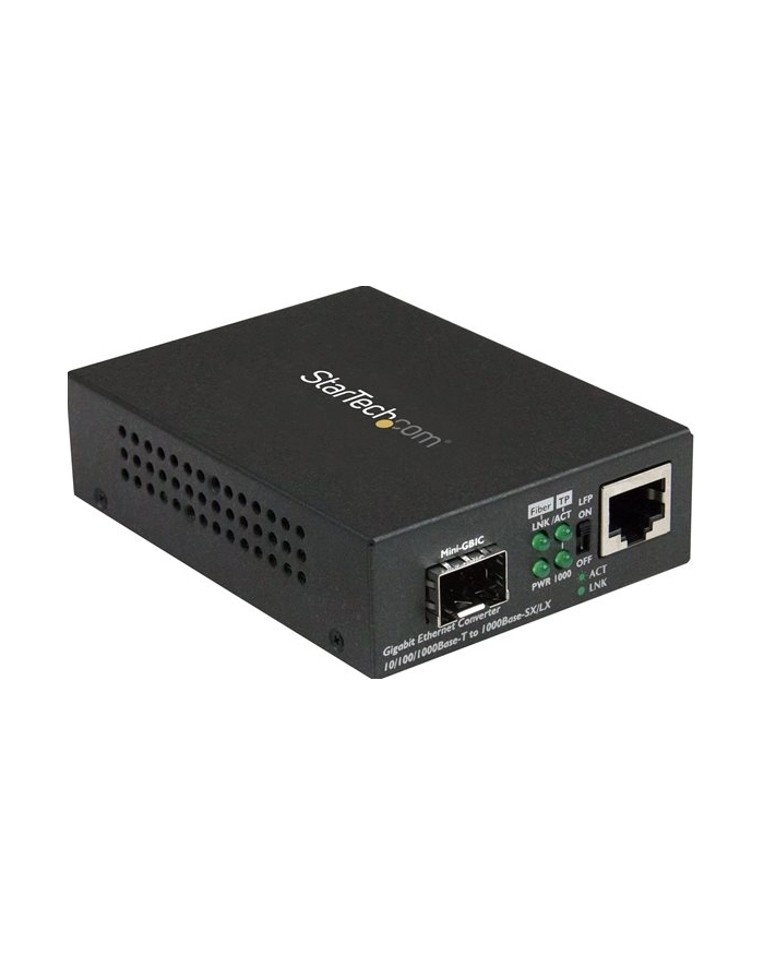 STARTECH NETWORKING Konwerter Copper Ethernet (10/100/1000) to Fiber C MCM1110SFP główny