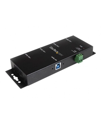 STARTECH COMPONENTS  	Kabel Mountable 4 Port Black Metal USB 3 Hub ST4300USBM