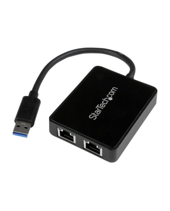STARTECH NETWORKING  	Kabel USB 3 2 Port Gigabit Ethernet LAN Adapte