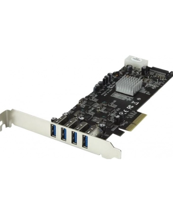 STARTECH ACCESSORIES  	Karta sieciowa 4Port PCIe USB 3.0 Controller Card w/ 4 PEXUSB3S44V