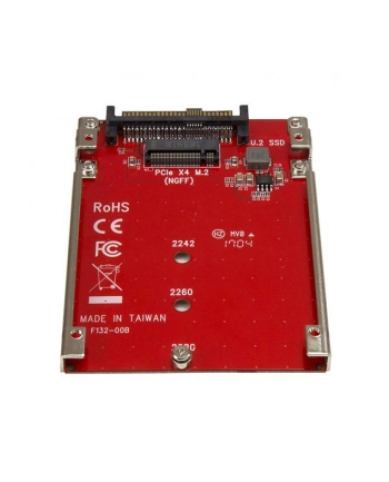 STARTECH COMPONENTS  Karta sieciowa M.2 to U.2 SFF-8639 Adapter for M.2 PCIe
