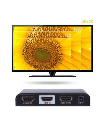 TECHLY SPLITTER AV HDMI 20 1/2 ULTRA HD 4KX2K 3D IDATA HDMI2-4K2