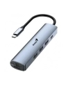 Genius USB (3.0) hub 4-port, UH-545, 3x USB 3.0, 1x RJ45 (31240004400) - nr 3