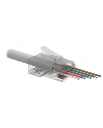 Solarix SXRJ45-6-UTP- Easy złącze RJ45 CAT6 UTP 8p8c 1szt (SXRJ456UTPEASY)