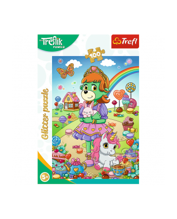 Puzzle 100el Brokatowe Trefliki 14833 Trefl nr 2