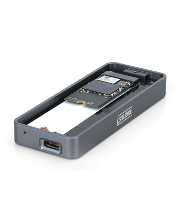 digitus Obudowa USB 3.2 Typ C na dysk SSD M.2 NVMe 20 Gbps aluminiowa, beznarzędziowa