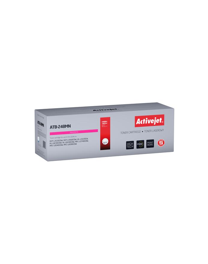 Activejet ATB-248MN Toner (zamiennik Bczerwonyher TN248M; Supreme; 1000 stron; czerwony) główny