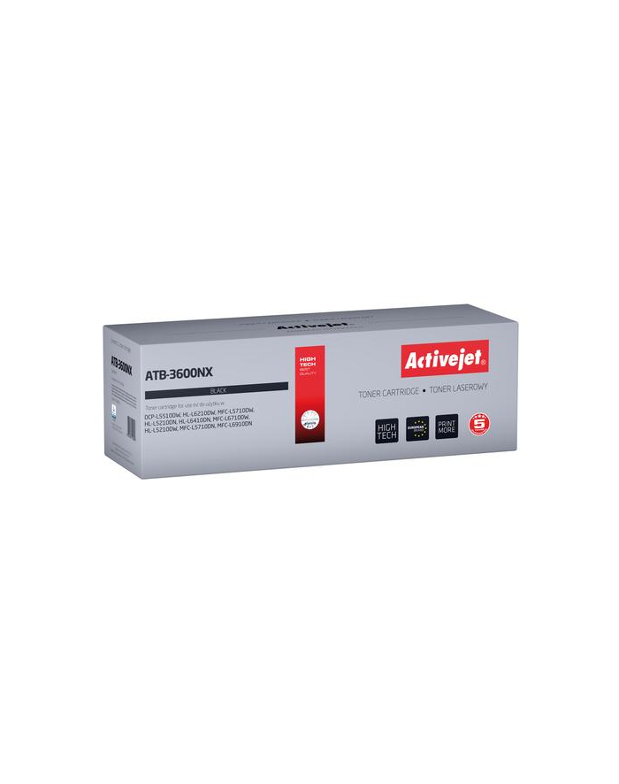 Activejet ATB-3600NX Toner (zamiennik Bczerwonyher TN3600XL; Supreme; 6000 stron; czarny) główny