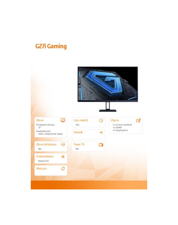 xiaomi Monitor G27i Gaming główny